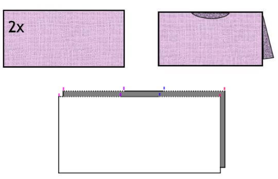 Sticka eller virka en poncho av 2 rektanglar. Gratis diagram och beskrivning.