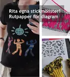 Ladda ned och skriv ut rutpapper för stickning, och gör egna mönsterdiagram för intarsiastickning eller flerfärgsstickning.