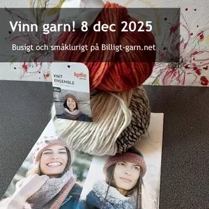 Älskar du stickning och virkning? Vill du ha fler nystan och mönster? Vinn garn och andra stickiga, virkiga gotter i Billigt-garn.nets roliga kunskapstävlingar