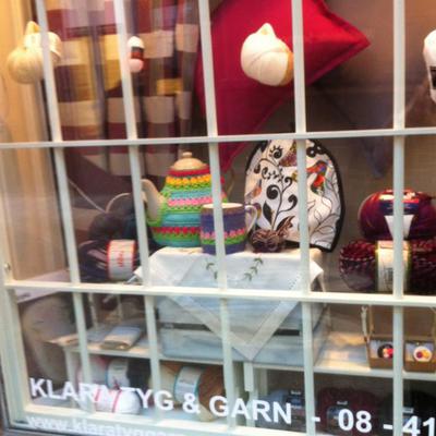 Charmiga Klara Tyg & garn i Stockholms city. En riktig garnaffär!
