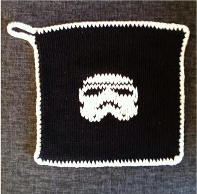 Och på den andra sidan av Star Wars-grytlappen: Stormtrooper.