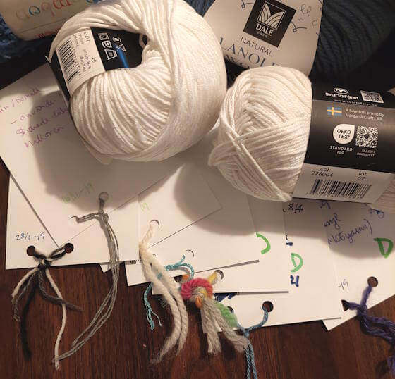 Bygg upp ett referensbibliotek av garnmaterial = garngömma! Bygg upp ett referensbibliotek av garnmaterial = garngömma!