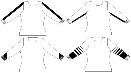 Fyra sätt att sticka och virka klart ärmar med hjälp av restgarn.