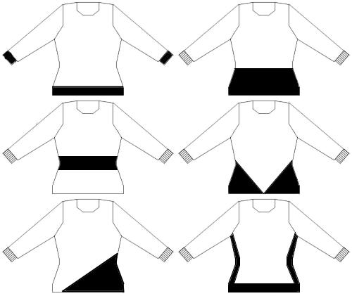 Sex sätt att förlänga en tröja med restgarn.