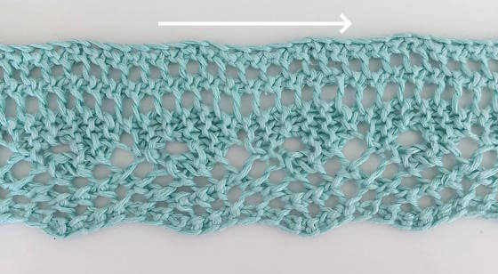 16 m hög spetskant, från vänster till höger.