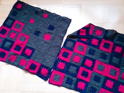 Mormorsrute-projekt där två färger tog slut i förtid.