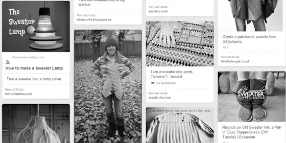 Sy och pyssla av begagnade stickade tröjor, Pinterest-tavla Sy och pyssla av begagnade stickade tröjor, Pinterest-tavla