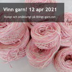 Vinn återvunnet bomullsgarn i tuttifrutti-färger i apriltävlingen 2021!