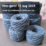 Vinn jeansblått, återvunnet bomullsgarn i augustitävlingen 2025! Vinn jeansblått, återvunnet bomullsgarn i augustitävlingen 2025!