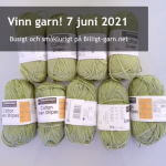 Vinn två sorters bomull/lin-blandgarn i matchande gröna nyanser i juni 2021!