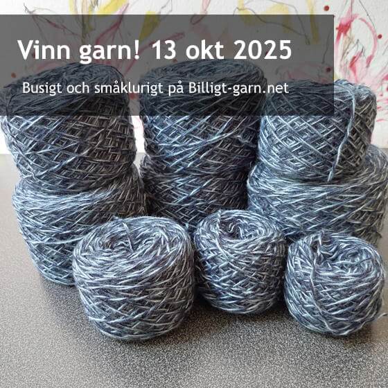 Vinn återvunnet lammullsblandgarn i oktobertävlingen 2025!